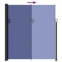 Toldo lateral retráctil azul 220x500 cm de , Sombrillas - Ref: Foro24-4004476, Precio: 139,99 €, Descuento: %