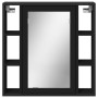 Armario con espejo de baño madera ingeniería negro 60x16x60 cm de , Tocadores - Ref: Foro24-842426, Precio: 82,05 €, Descuent...