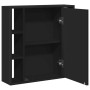 Armario con espejo de baño madera ingeniería negro 60x16x60 cm de , Tocadores - Ref: Foro24-842426, Precio: 82,05 €, Descuent...