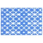 Alfombra de exterior PP azul y blanco 120x180 cm de vidaXL, Protectores para exterior - Ref: Foro24-310445, Precio: 27,99 €, ...