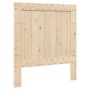 Solid pine wood bed frame with headboard 90x200 cm by , Beds and slatted bases - Ref: Foro24-3281532, Price: 125,76 €, Discou...