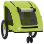 Remolque de bicicleta mascotas hierro tela Oxford verde de , Cochecitos para mascotas - Ref: Foro24-93976, Precio: 98,55 €, D...