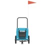 Bicycle pet trailer, iron frame, blue Oxford fabric by , pet strollers - Ref: Foro24-93974, Price: 98,99 €, Discount: %