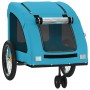 Bicycle pet trailer, iron frame, blue Oxford fabric by , pet strollers - Ref: Foro24-93974, Price: 98,99 €, Discount: %