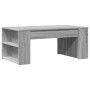 Engineered wood Sonoma gray coffee table 102x55x42 cm by , Coffee table - Ref: Foro24-831859, Price: 74,77 €, Discount: %