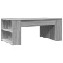 Mesa de centro madera de ingeniería gris Sonoma 102x55x42 cm de , Mesas de centro - Ref: Foro24-831859, Precio: 65,23 €, Desc...