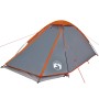 4-person waterproof gray and orange igloo tent. by , tents - Ref: Foro24-94771, Price: 78,15 €, Discount: %