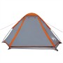 4-person waterproof gray and orange igloo tent. by , tents - Ref: Foro24-94771, Price: 78,15 €, Discount: %