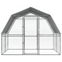 Bird cage with roof door 2 units galvanized steel silver by , Birdhouses - Ref: Foro24-3294912, Price: 315,00 €, Discount: %