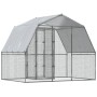 Chicken coop with roof and door 2 units galvanized steel silver by , Cages and habitats for small animals - Ref: Foro24-32949...