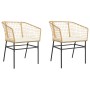 Garden armchairs with cushions 2 units synthetic brown rattan by , Garden chairs - Ref: Foro24-369101, Price: 106,03 €, Disco...