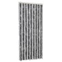 Chenille gray and black anti-fly curtain 56x200 cm by , Mosquito nets for windows - Ref: Foro24-377326, Price: 35,88 €, Disco...