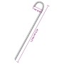 Tent pegs 6 pcs galvanized steel 41.5 cm Ø12 mm by , Tent Accessories - Ref: Foro24-4009343, Price: 22,70 €, Discount: %