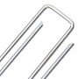 Ground U-shaped pegs, 50 units, galvanized steel, 20x4 cm. by , Tent Accessories - Ref: Foro24-4009362, Price: 24,64 €, Disco...