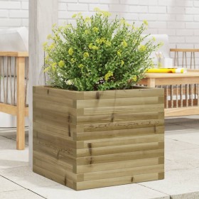 Pine wood planter impregnated 50x50x46 cm by , Pots and planters - Ref: Foro24-3282408, Price: 106,43 €, Discount: %