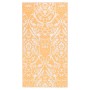 Orange and white PP outdoor rug 80x150 cm by vidaXL, Outdoor protectors - Ref: Foro24-310460, Price: 20,49 €, Discount: %