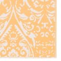 Alfombra de exterior PP naranja y blanco 80x150 cm de vidaXL, Protectores para exterior - Ref: Foro24-310460, Precio: 20,49 €...