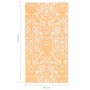 Orange and white PP outdoor rug 80x150 cm by vidaXL, Outdoor protectors - Ref: Foro24-310460, Price: 20,49 €, Discount: %