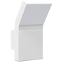 Lámpara de pared LED de exterior aluminio fundido blanco de , Iluminación de exterior - Ref: Foro24-4006272, Precio: 29,74 €,...