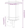 Außenlampen, 2 Stück, Edelstahl, silberfarben. von , Außenbeleuchtung - Ref: Foro24-4006285, Preis: 58,99 €, Rabatt: %