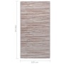 Alfombra de exterior PP marrón 160x230 cm de vidaXL, Protectores para exterior - Ref: Foro24-310442, Precio: 44,83 €, Descuen...