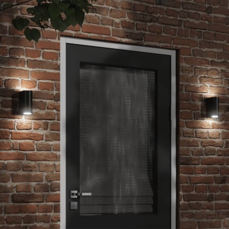 Lámpara de pared de exterior aluminio fundido negro de , Iluminación de exterior - Ref: Foro24-4006314, Precio: 16,99 €, Desc...