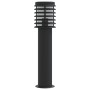 Lámpara de suelo de exterior acero inoxidable negro 60 cm de , Iluminación de exterior - Ref: Foro24-4006361, Precio: 38,99 €...