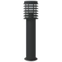 Outdoor floor lamp stainless steel black 60 cm by , Outdoor lighting - Ref: Foro24-4006361, Price: 44,44 €, Discount: %