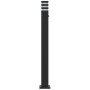 Outdoor floor lamps with sensor 3 units black aluminum 110 cm by , Outdoor lighting - Ref: Foro24-4006404, Price: 149,17 €, D...