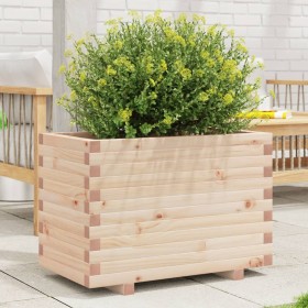 Solid pine wood planter 70x40x49.5 cm by , Pots and planters - Ref: Foro24-847368, Price: 94,99 €, Discount: %