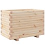 Jardinera madera maciza de pino 70x40x49,5 cm de , Maceteros y jardineras - Ref: Foro24-847368, Precio: 94,48 €, Descuento: %