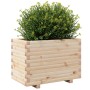 Jardinera madera maciza de pino 70x40x49,5 cm de , Maceteros y jardineras - Ref: Foro24-847368, Precio: 94,48 €, Descuento: %