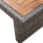 Gartentisch aus synthetischem Rattan, massives Akazienholz, 240 x 90 x 74 cm von vidaXL, Gartentische - Ref: Foro24-310070, P...