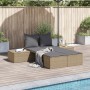 Doppel-Liegestuhl mit beigen Kunststoff-Rattan-Kissen. von , Liegen - Ref: Foro24-368392, Preis: 305,45 €, Rabatt: %