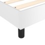 Estructura de cama de cuero sintético blanco 120x200 cm de , Camas y somieres - Ref: Foro24-3121036, Precio: 141,63 €, Descue...