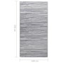 Alfombra de exterior PP gris 160x230 cm de vidaXL, Protectores para exterior - Ref: Foro24-310438, Precio: 36,58 €, Descuento: %