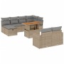 Set de sofás de jardín 11pzas con cojines ratán sintético beige de , Conjuntos de jardín - Ref: Foro24-3276515, Precio: 726,9...