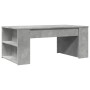 Engineered wood gray concrete coffee table 102x55x42 cm by , Coffee table - Ref: Foro24-831856, Price: 76,69 €, Discount: %