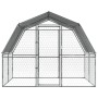 Dog cages with roof door 2 units galvanized steel silver by , Dog kennels - Ref: Foro24-3294909, Price: 301,00 €, Discount: %