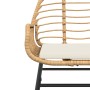 Garden armchairs with cushions 2 pcs synthetic brown rattan by , Garden chairs - Ref: Foro24-369094, Price: 119,48 €, Discoun...