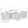 Set comedor jardín 7 pzas y cojines ratán sintético gris de , Conjuntos de jardín - Ref: Foro24-3276852, Precio: 914,71 €, De...