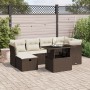 7-teiliges Gartensitzgruppen-Set mit braunen PE-Rattan-Kissen. von , Gartensets - Ref: Foro24-3274663, Preis: 495,62 €, Rabat...