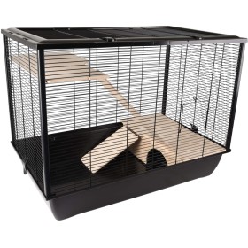 FLAMINGO Large Elsa cage for small animals 77x47x60 cm by FLAMINGO, Cages and habitats for small animals - Ref: Foro24-432034...