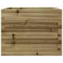 Jardinera de madera de pino impregnada 60x60x46 cm de , Maceteros y jardineras - Ref: Foro24-3282413, Precio: 122,99 €, Descu...