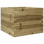 Pine wood planter box, impregnated, 60x60x46 cm by , Pots and planters - Ref: Foro24-3282413, Price: 123,49 €, Discount: %