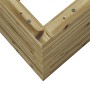 Pine wood planter box, impregnated, 60x60x46 cm by , Pots and planters - Ref: Foro24-3282413, Price: 123,49 €, Discount: %