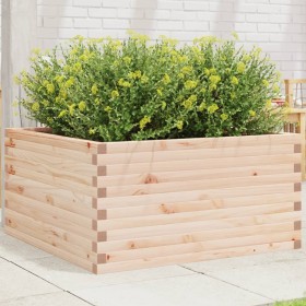 Solid pine wood planter 90x90x46 cm by , Pots and planters - Ref: Foro24-3282424, Price: 164,99 €, Discount: %