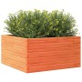 Jardinera de madera maciza pino marrón cera 90x90x46 cm de , Maceteros y jardineras - Ref: Foro24-3282426, Precio: 198,25 €, ...