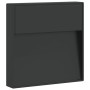 Lámpara de pared LED de exterior aluminio fundido negro de , Iluminación de exterior - Ref: Foro24-4006338, Precio: 19,00 €, ...