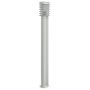 Outdoor floor lamp made of silver stainless steel, 110 cm. by , Outdoor lighting - Ref: Foro24-4006359, Price: 52,84 €, Disco...